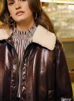 Hot Blouson fourrée Oana Manteaux|Vestes