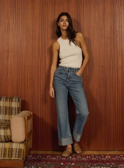 Best Jean à revers Pietro Pantalons|Jeans