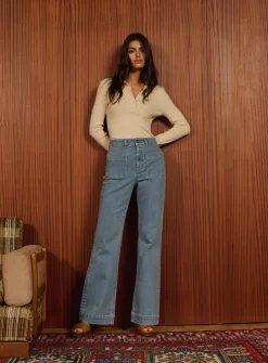 Outlet Jean Bootcut Petra Pantalons|Jeans
