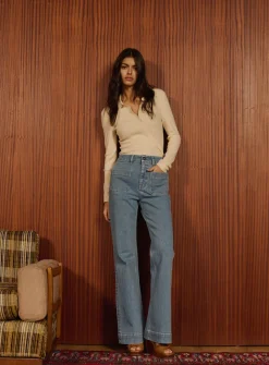 Outlet Jean Bootcut Petra Pantalons|Jeans