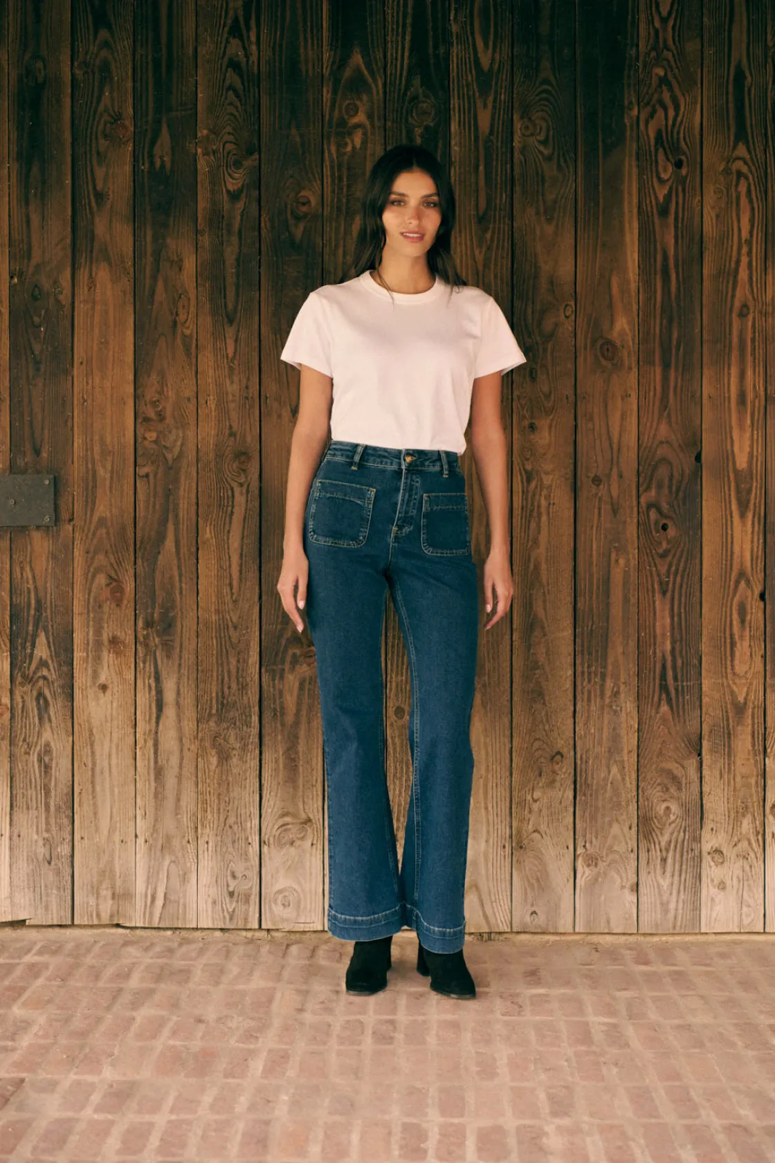 Online Jean bootcut Petra Pantalons|Jeans