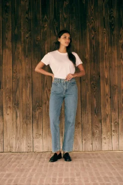 New Jean slim droit Paola Pantalons|Jeans