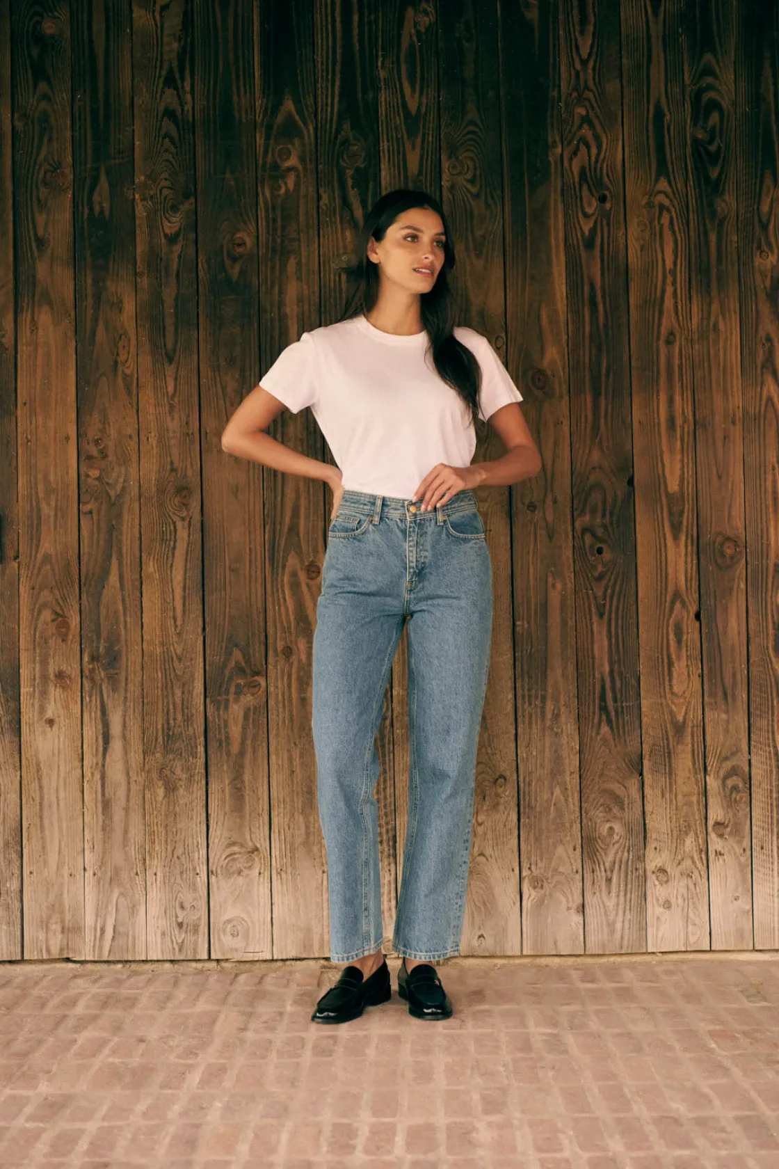 New Jean slim droit Paola Pantalons|Jeans