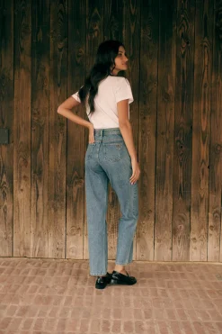 New Jean slim droit Paola Pantalons|Jeans