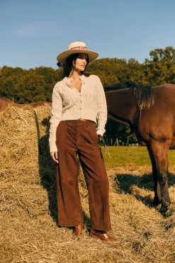 Sale Pantalon en daim Lucas Pantalons