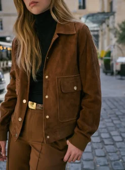 Hot Veste en daim Zoe Vestes