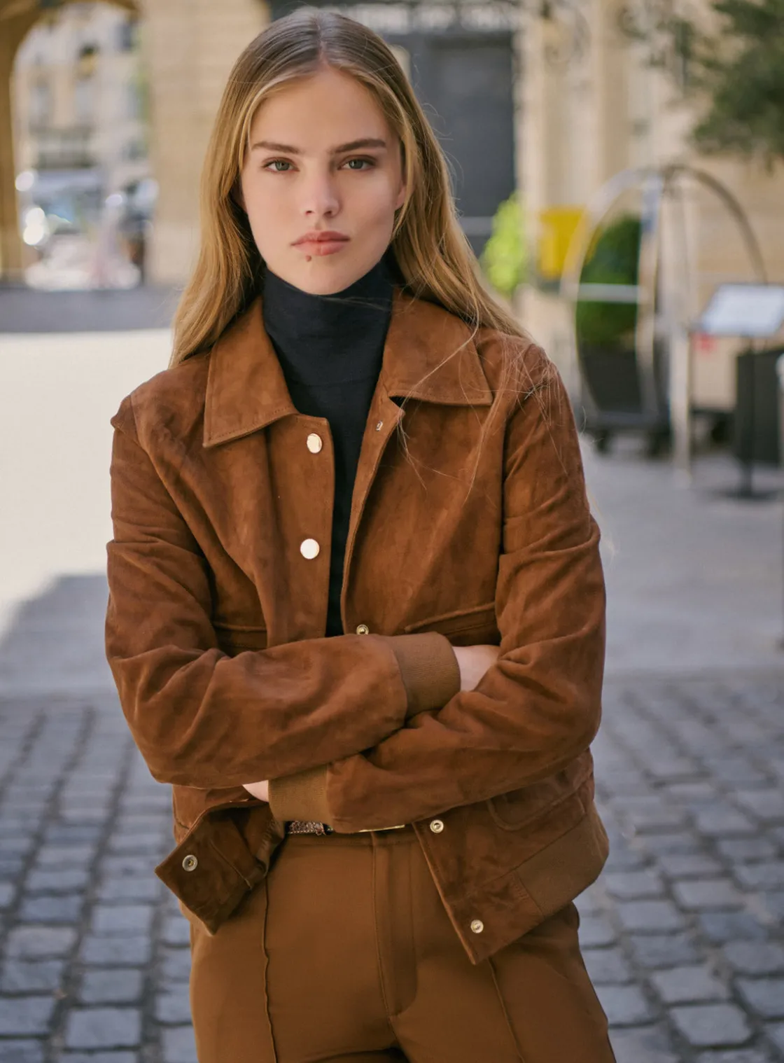 Hot Veste en daim Zoe Vestes